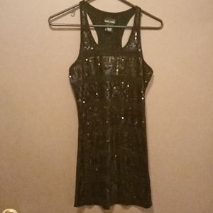 Juniors Wet Seal Sequin Tank Top Size Small